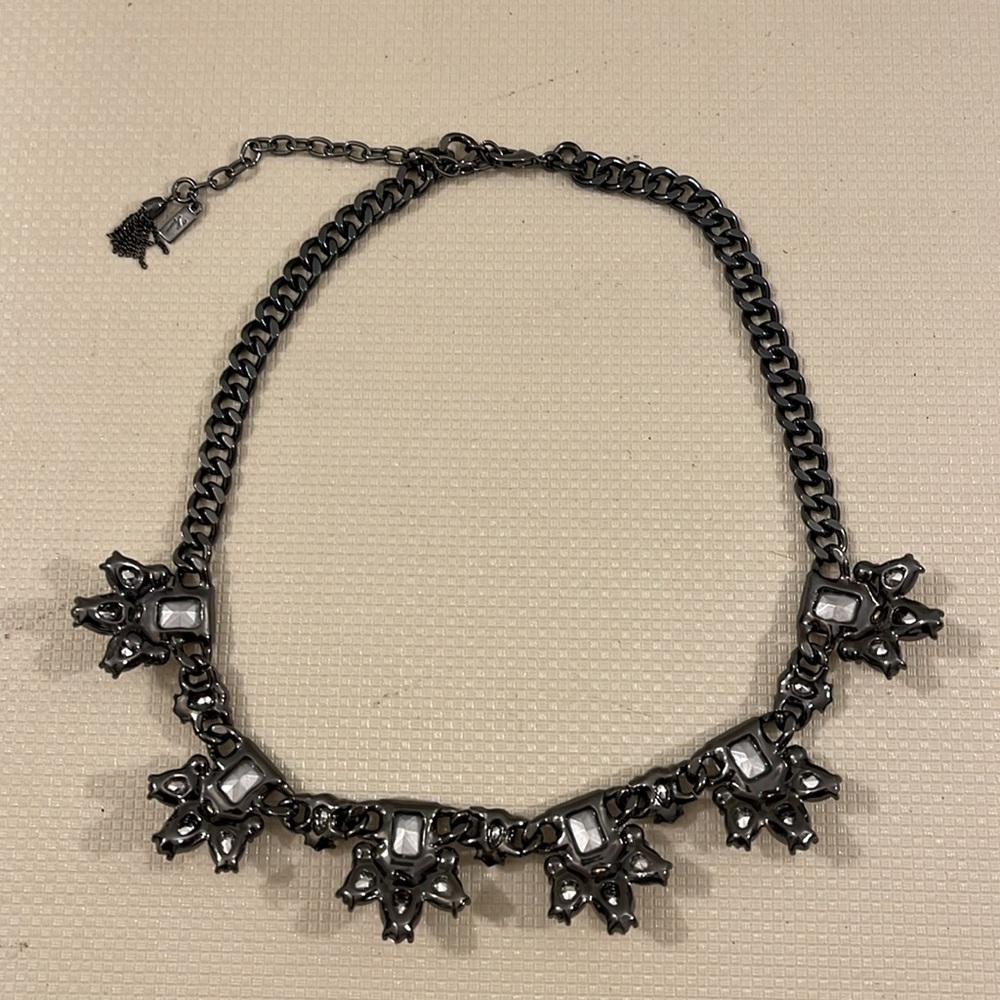 Crystal Gem Statement Necklace - image 4